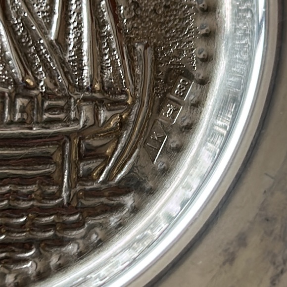 Dutch Silver Dish - fully Hallmarked - Picture 4 of 10